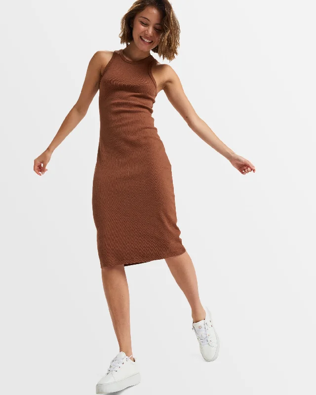 Baseline Midi Dress Elegant Floral Skirt Midi Dress