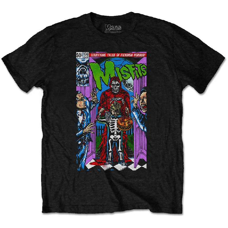 Misfits | Official Band T-Shirt | Trick or Treat Silk Blend Satin Velvet