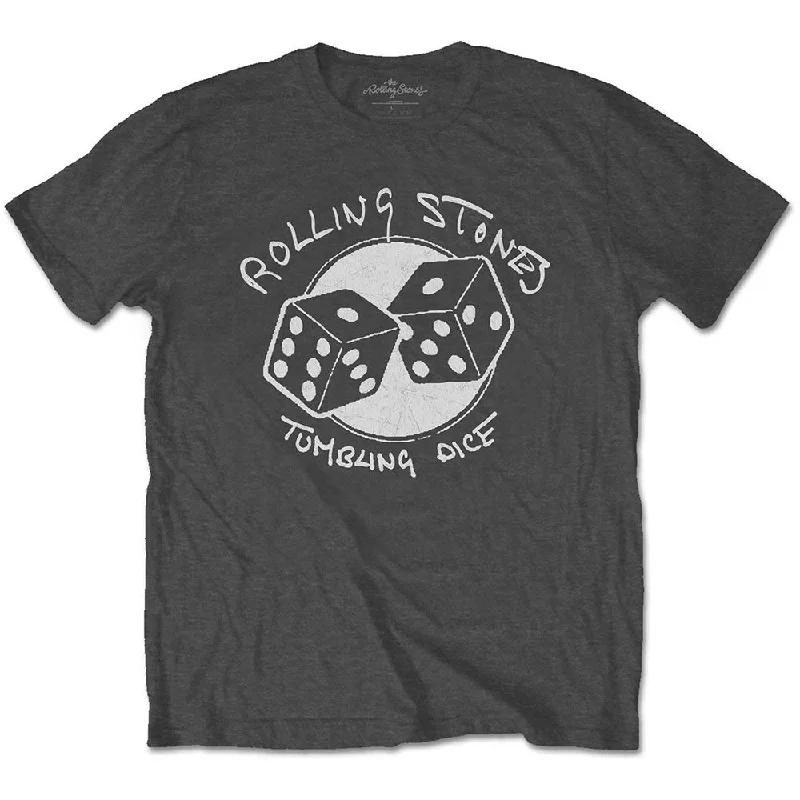 The Rolling Stones | Official Band T-Shirt | Tumbling Dice Front Pockets Side Pockets Patch Pockets