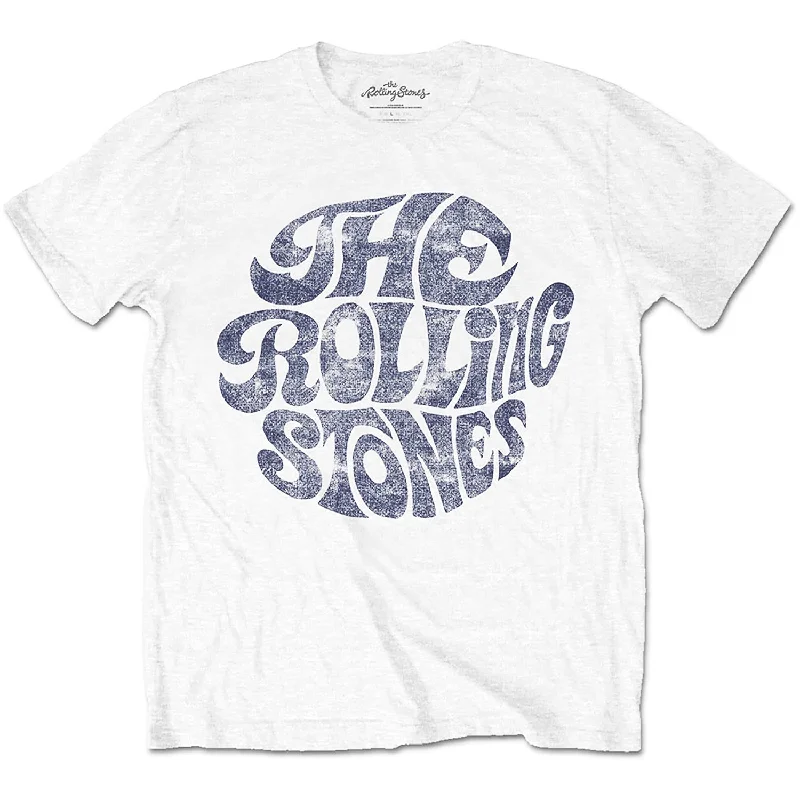 The Rolling Stones | Official Band T-shirt | Vintage 1970s Logo Asymmetrical Pockets Print