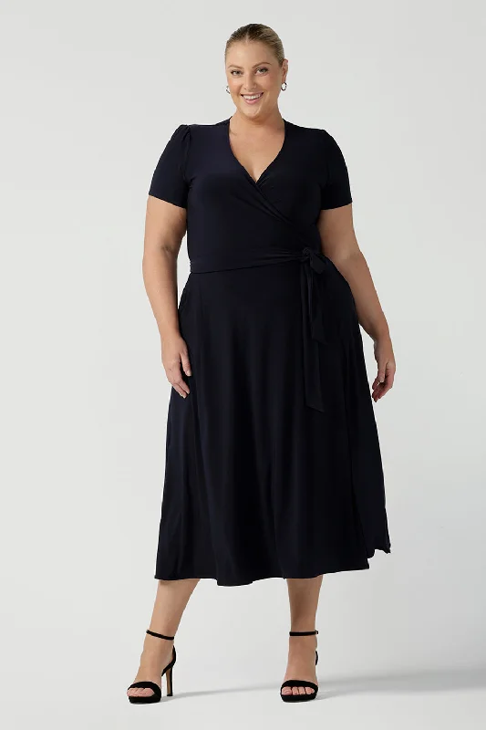 Alexis Dress in Navy