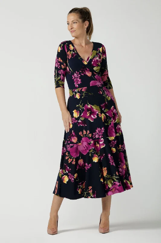 Bettina Reversible Dress in Celeste