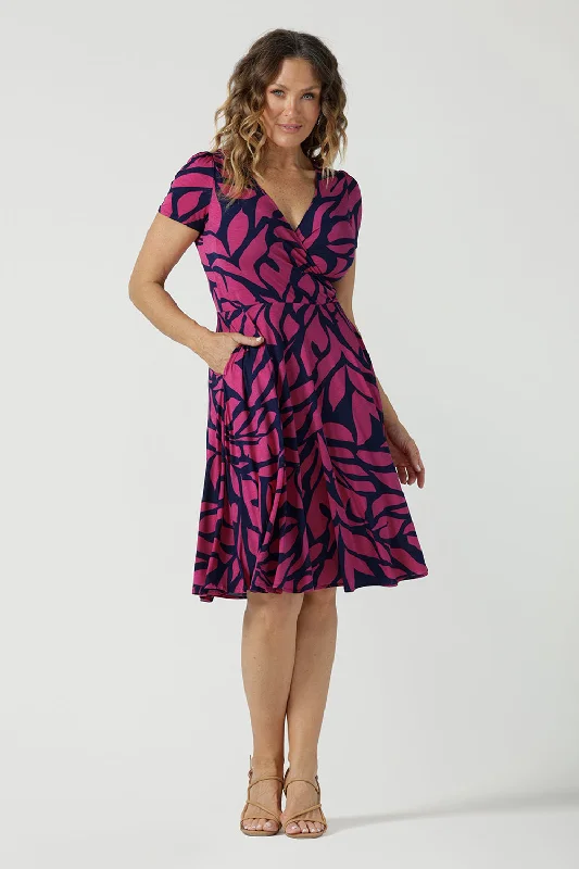 Bibi Dress in Pink Jungle
