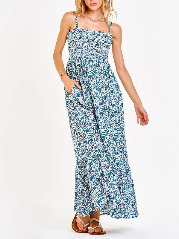 CAITLYN SMOCKED BODICE DRESS FELICITY