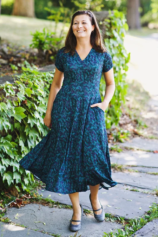 Cecelia Dress - Brisk Blues