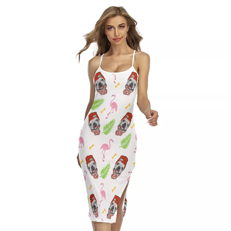 FREYA - Women's Back Cross Cami Dress
