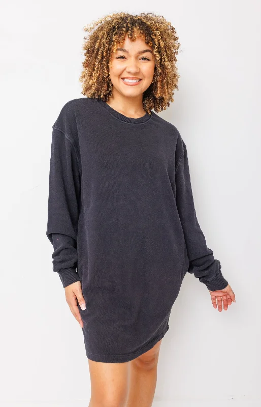Contemporary Chic Dress, BLACK