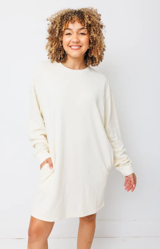 Contemporary Chic Dress, CREAM
