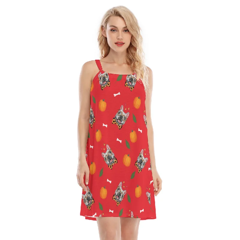 LUNA - Women's O-neck Cami Dress