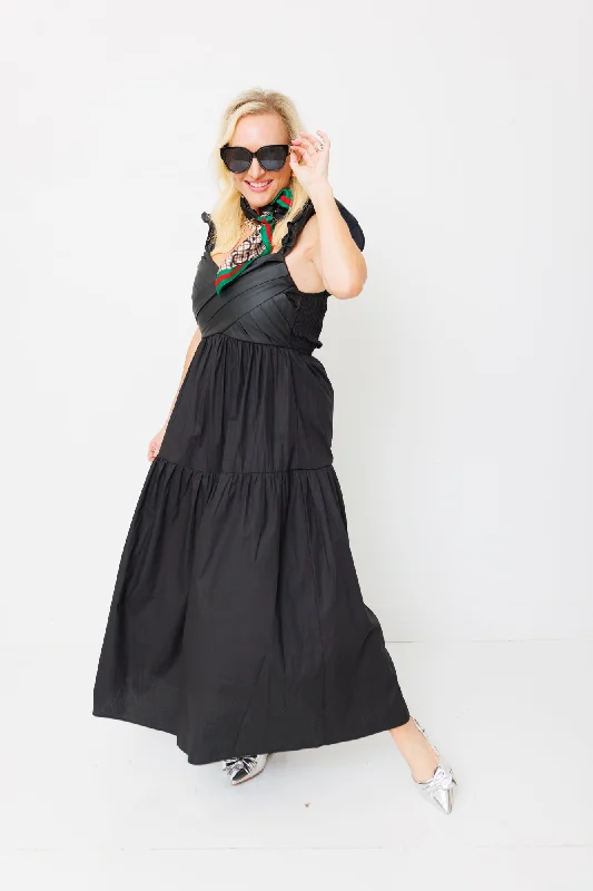 THML: Harriet Dress, BLACK