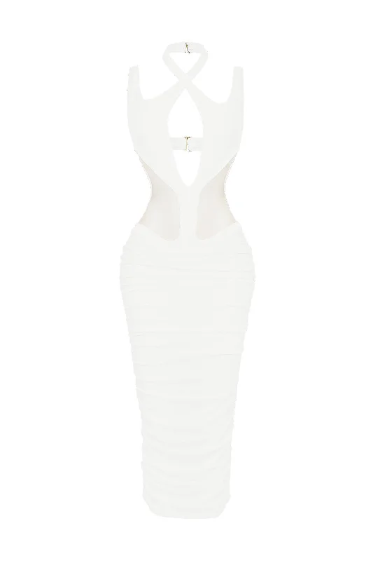 Freya Mesh Halter Dress