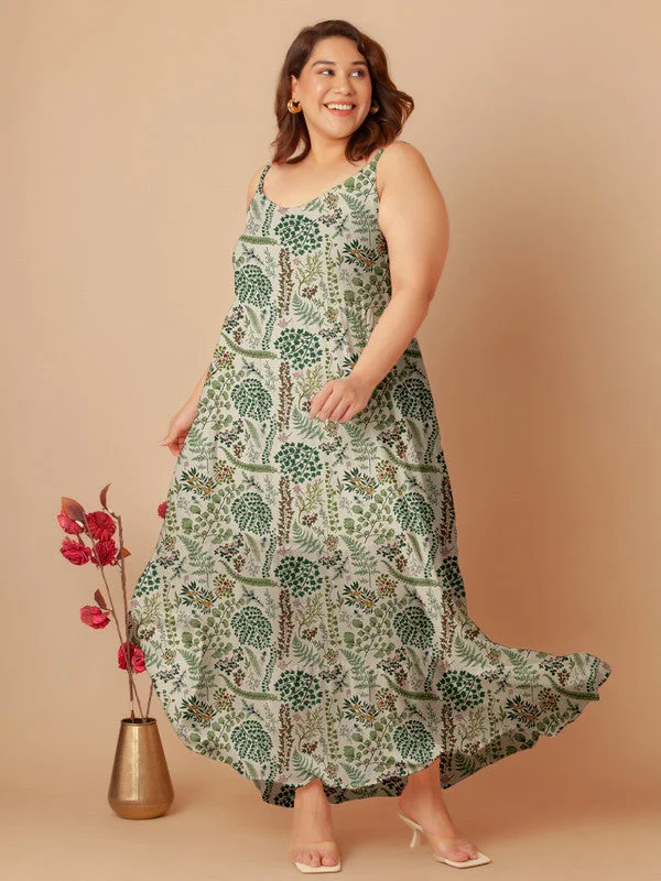 Off White Floral Print Tiered Maxi Dress Elegant Lace-Up Maxi Dress