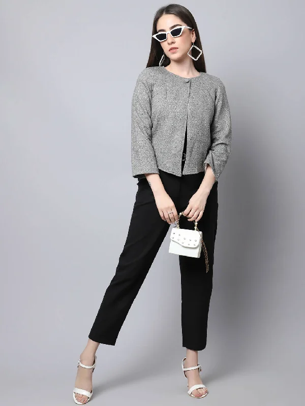 Even Apparels Grey Pure Wool Open Front Statement Women's Jacket Faux Fur Jacket Real Fur Jacket Shearling Jacket Even Apparels Grey Pure Wool Open Front Statement Women's Jacket Faux Fur Jacket Real Fur Jacket Shearling Jacket