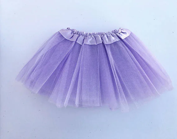 30cm Tutu Skirt Kiddies Purple corduroy skirt cozy