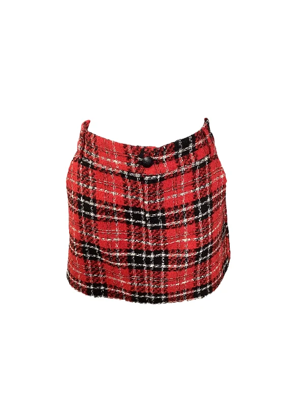 NWT Zara Jr Skirt Red S wool skirt breathable